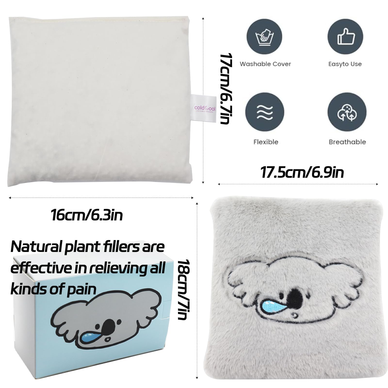 Coldcool billes-argile-thermique-naturelles : chaleur durable pour un confort soutenu.