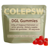 COLEPSW DGL Gomme saveur fruits rouges, plaisir agréable pour le soutien digestif.