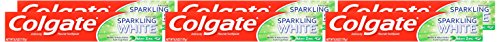 Texture pâte Colgate Blanc Scintillant Menthe, sensation rafraîchissante