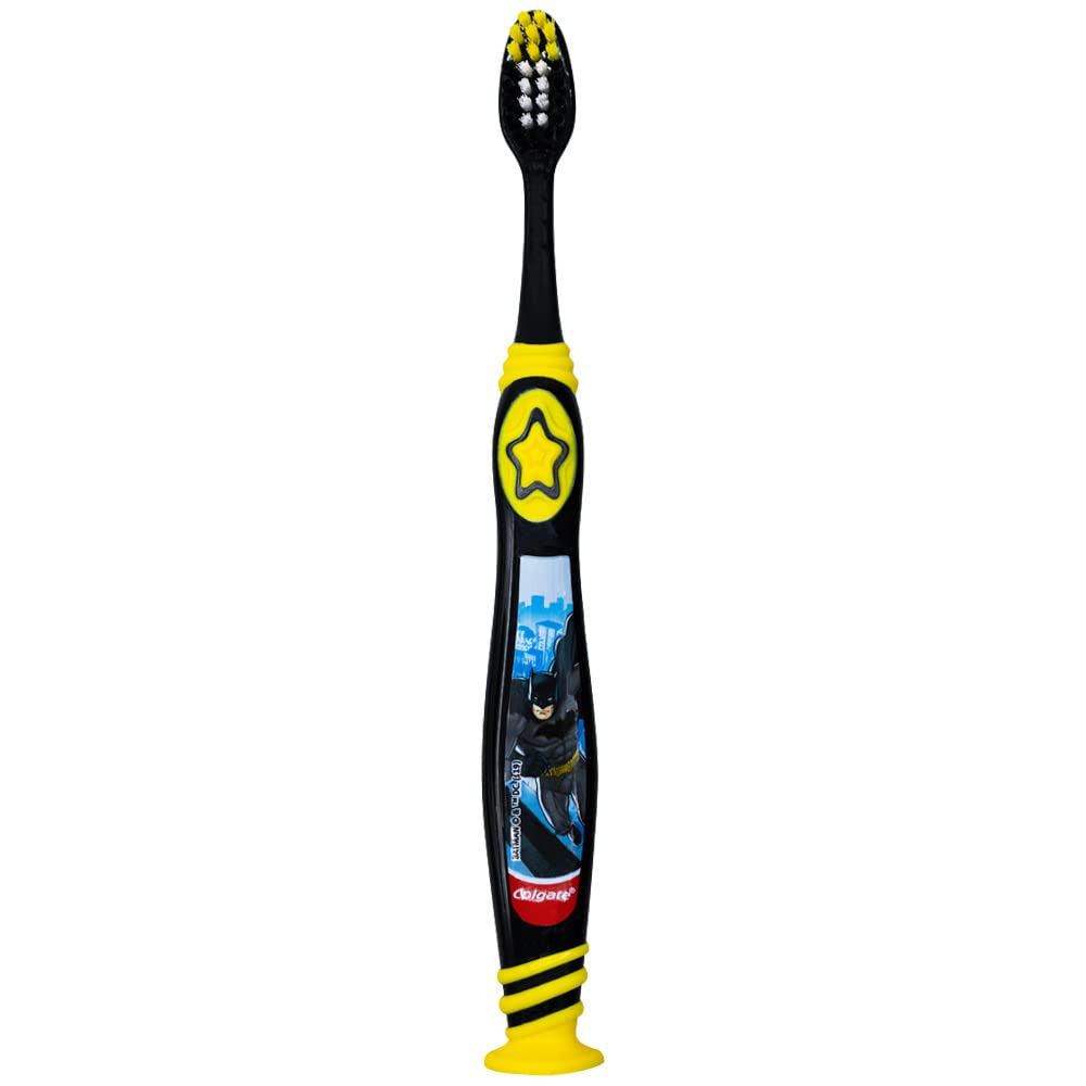 Colgate Batman : pack de 4 brosses, pratique et économique.