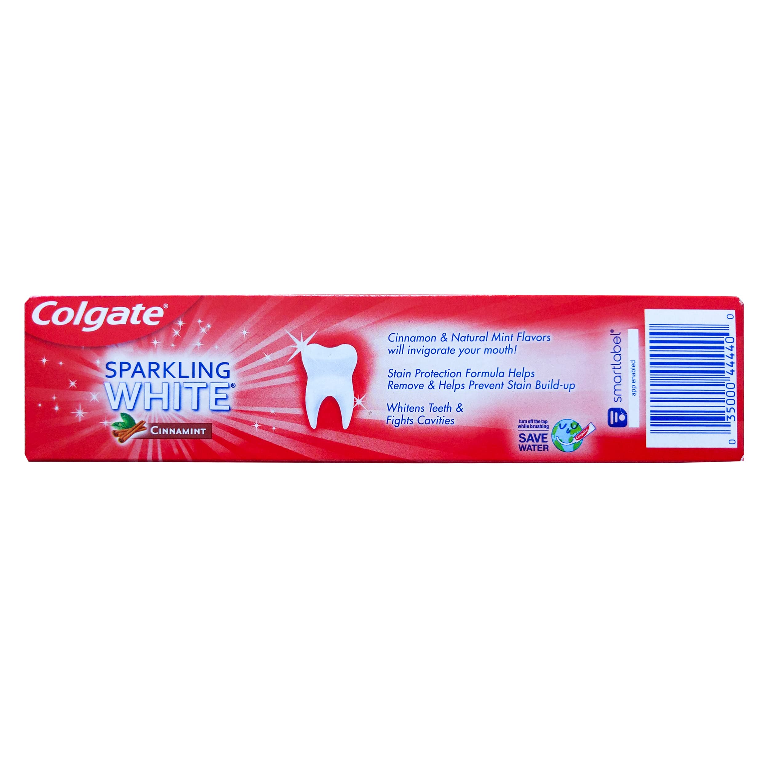 Colgate Cinnamint - tube dentifrice menthe-cannelle, parfum frais et nettoyage en profondeur.
