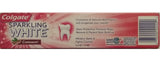 Colgate dentifrice anti-caries blanc éclat cannelle et menthe, emballage prêt à l’emploi.