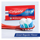 Colgate dentifrice anticavite dans sachet usage unique, idéal pour déplacements.
