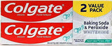 Colgate dentifrice blanchissant au bicarbonate et peroxyde, tube menthe givrée pour un sourire frais au quotidien