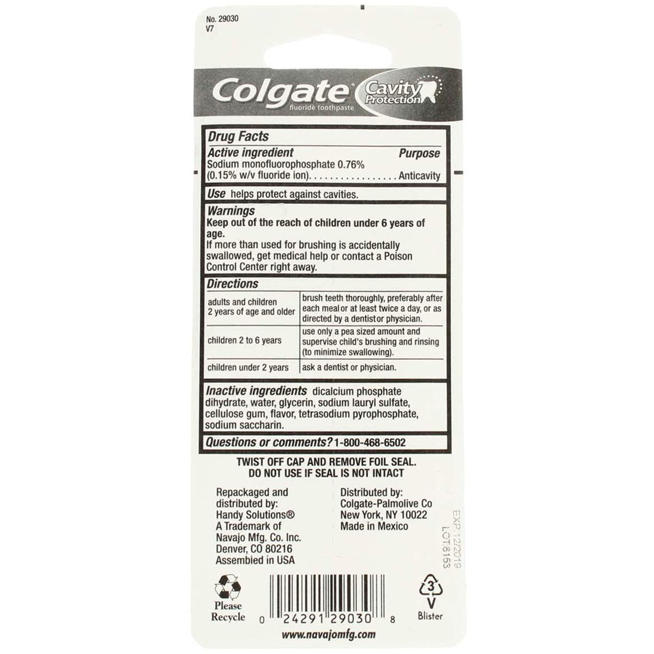Colgate Goût Classique – routine du matin et du soir, goût familier et agréable.