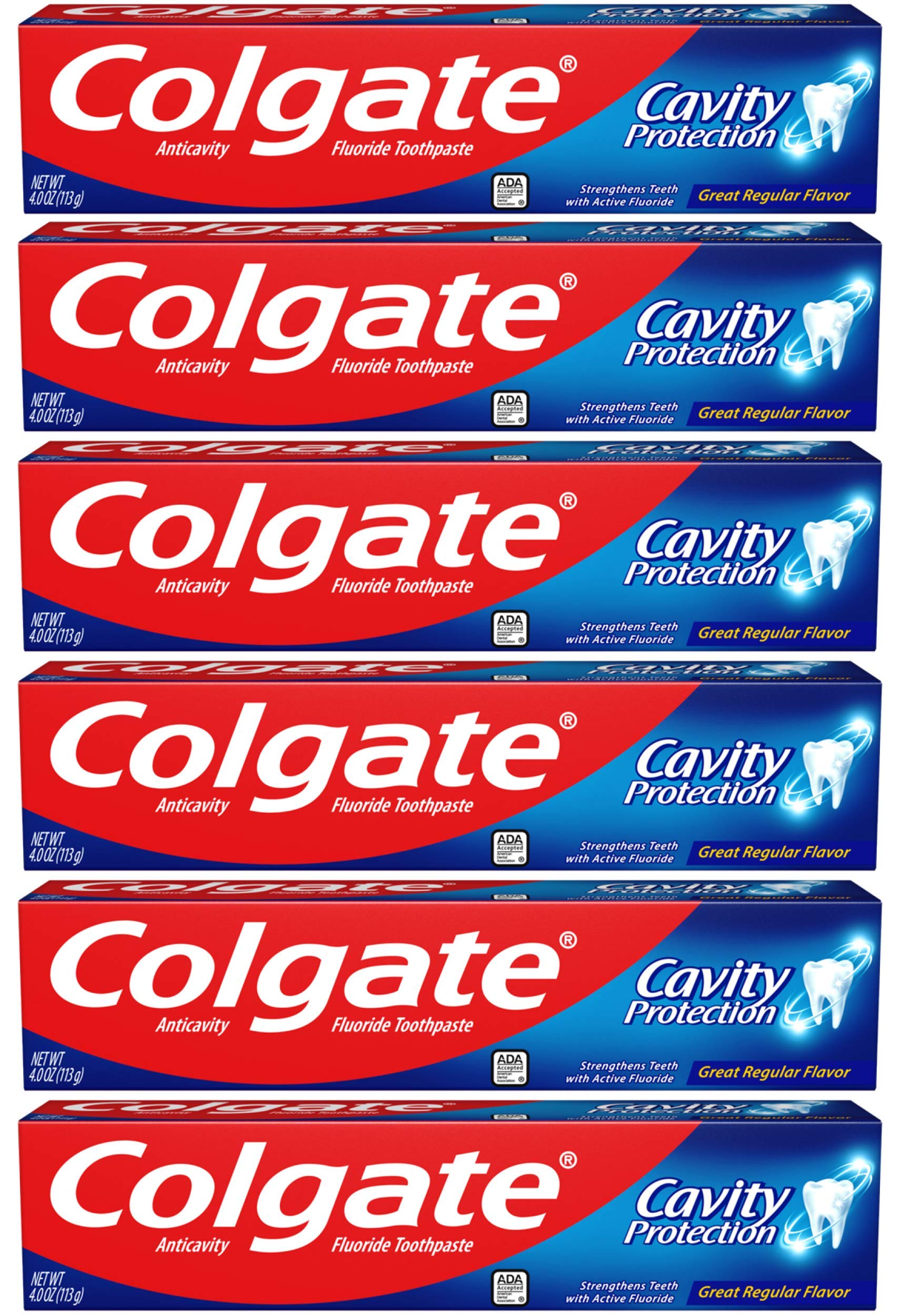 Dentifrice Colgate Protection Caries, 4oz, pour toute la famille.