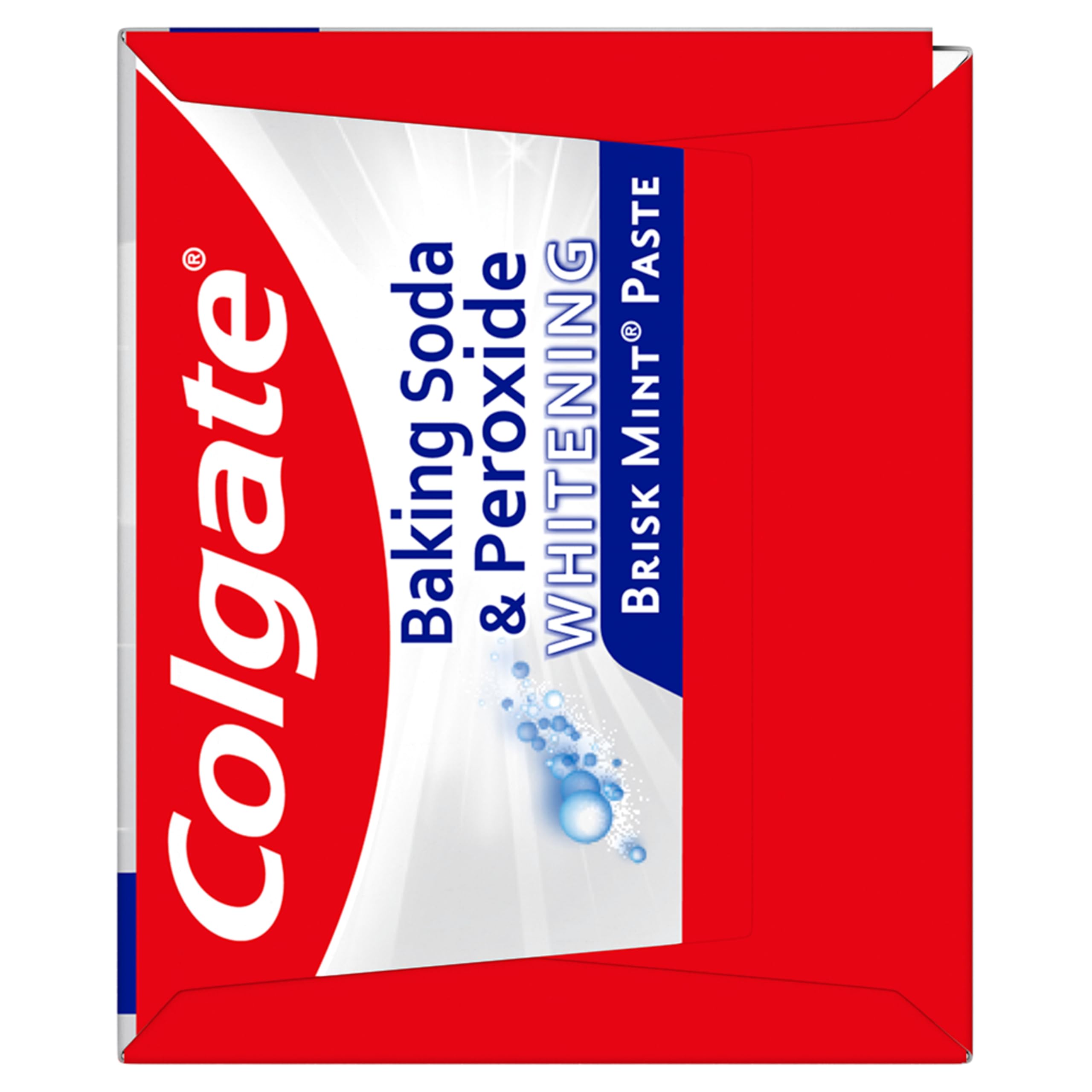 Dentifrice Colgate nettoyage en profondeur et blanchiment léger, utilisé quotidiennement.
