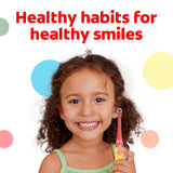 Interrupteur marche/arrêt Colgate Kids Pokémon pour démarrer facilement.