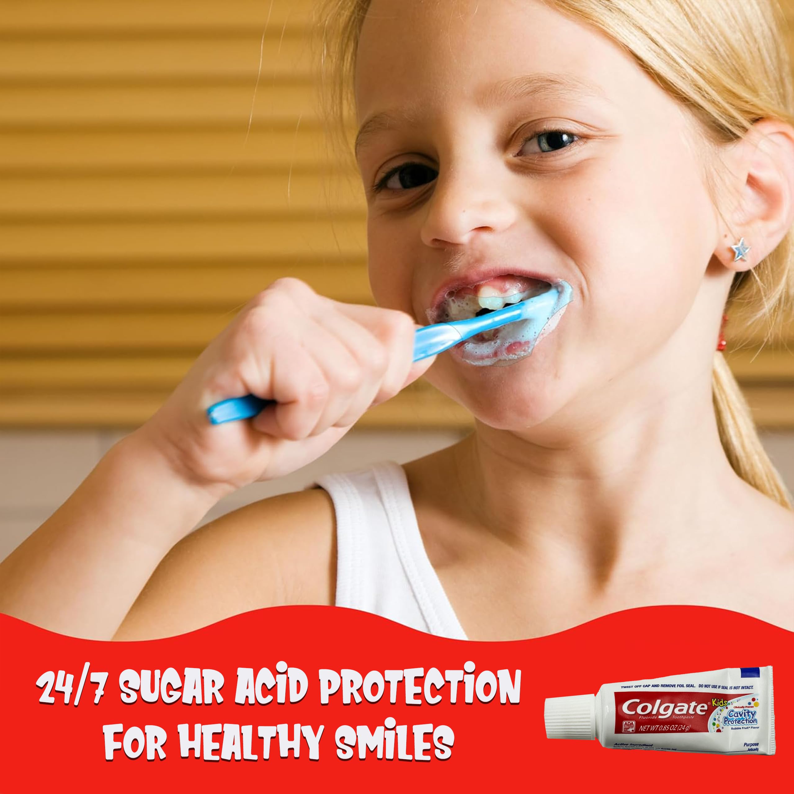 Colgate Kids dentifrice fluorure renforce l'email des dents en croissance