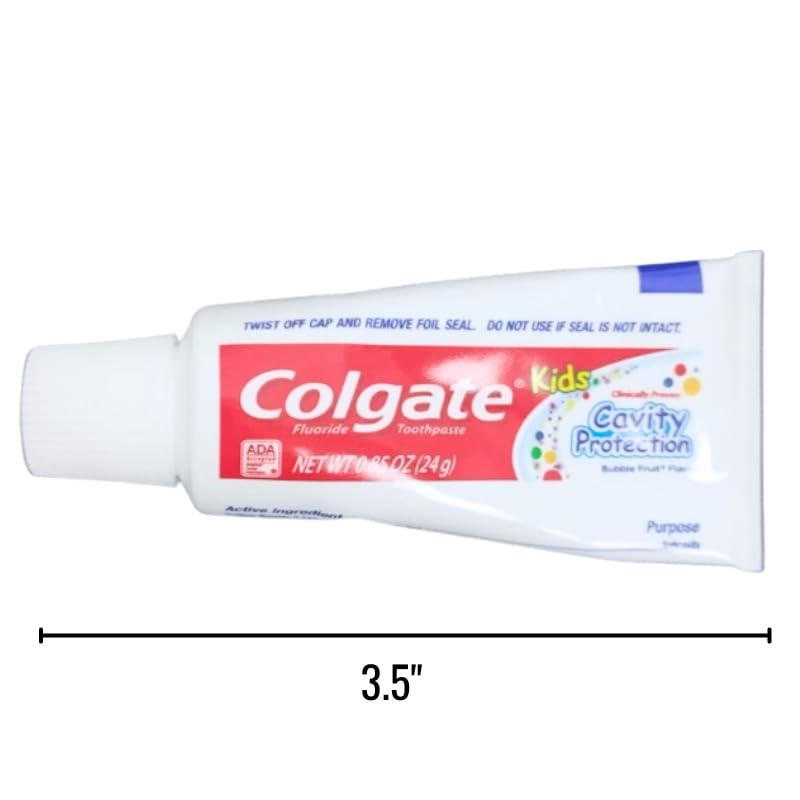 Colgate Kids format voyage tubes 0,85 oz pratique pour l'ecole et les deplacements