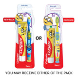 Colgate Kids Minion – brosse-dents extra-douce en main, confort de brossage