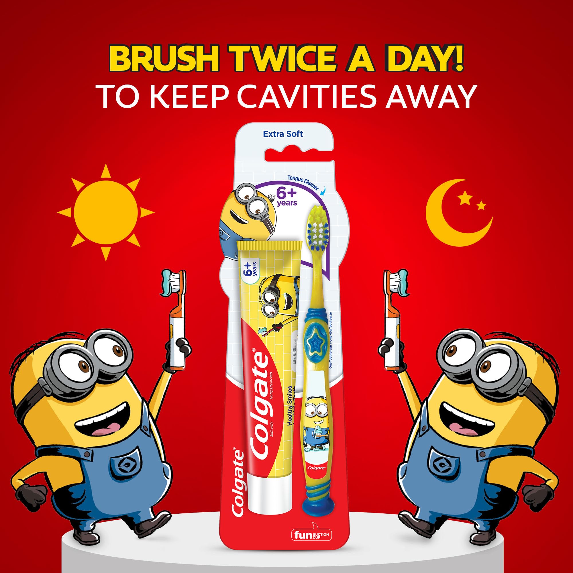 Colgate Kids Minion – brosse multicolore qui attire l’attention