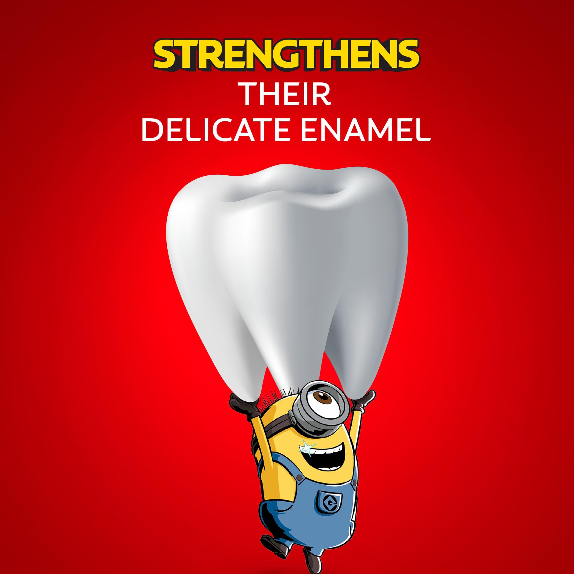 Colgate Kids Minion – poignée-charactéristique attirante, brosse amusante