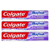 Colgate Max Fresh Knockout Gel, tube de dentifrice, fraîcheur durable après brossage