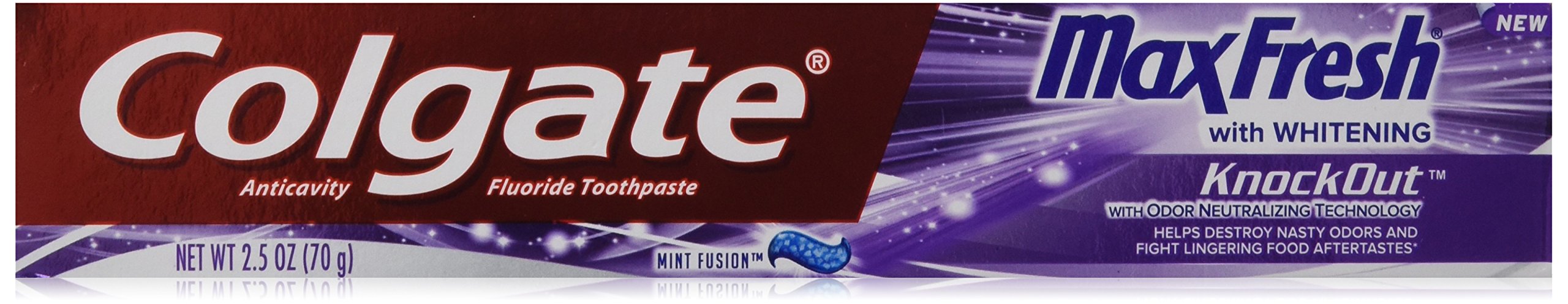 Colgate Max Fresh Knockout Gel, tube voyage, haleine fraîche lors de vos déplacements
