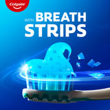 Colgate MaxFresh: centaines de bandes de fraîcheur dans le dentifrice.