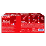 Combo Colgate MaxFresh pratique pour la routine familiale quotidienne.