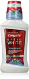 Colgate Optic White rinçage buccal – rafraîchit l'haleine et protège l'émail