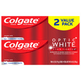 Colgate Optic White Stain Fighter, tube, aide à éclaircir les surfaces et prévenir les taches.