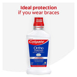 Colgate Phos-Flur: dosage recommandé de dix millilitres après brossage.
