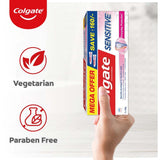 Gencives saines et plaque réduite grâce au dentifrice Colgate Sensibilite Protection.