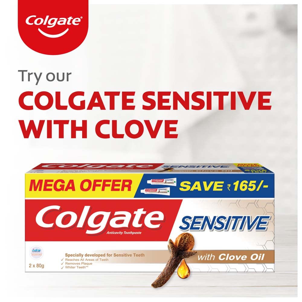 Routine de brossage efficace et haleine fraîche grâce à Colgate Sensibilite Protection.