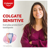 Colgate Sensibilite Protection Quotidienne, tube ouvert prêt à l'utilisation.
