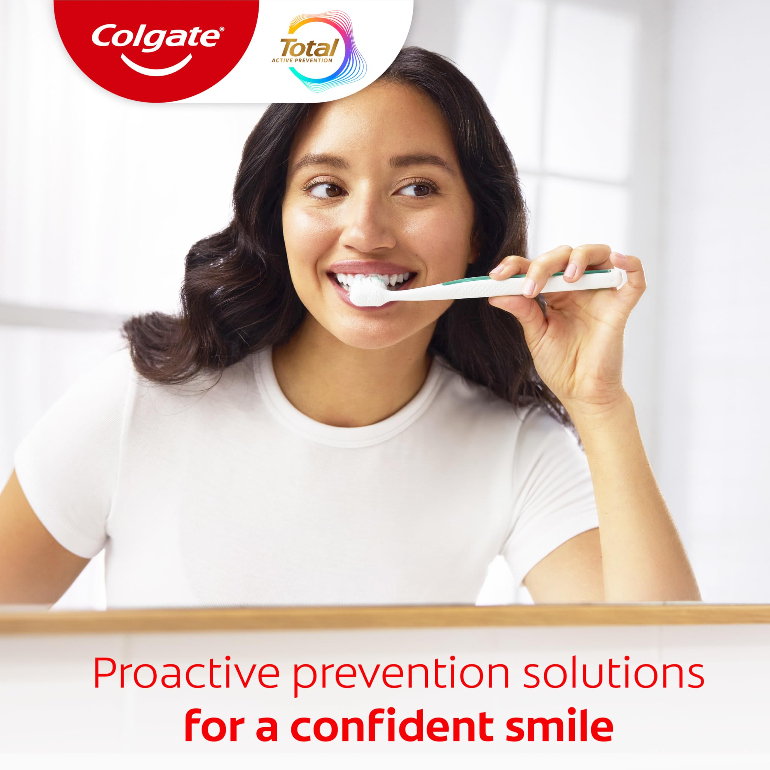 Sensation haleine fraiche après brossage avec Colgate Total