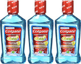 Colgate Total Advanced Pro-Sheild bain de bouche étiquette menthe, ingrédients clairs