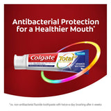 Colgate Total Avancé Blanchiment des surfaces dentaires, sourire clair.