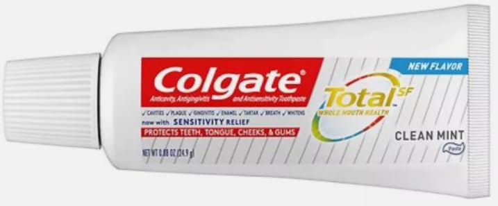 Colgate Total Clean Mint - pate-texture-cremeuse : brossage facile et texture agréable.