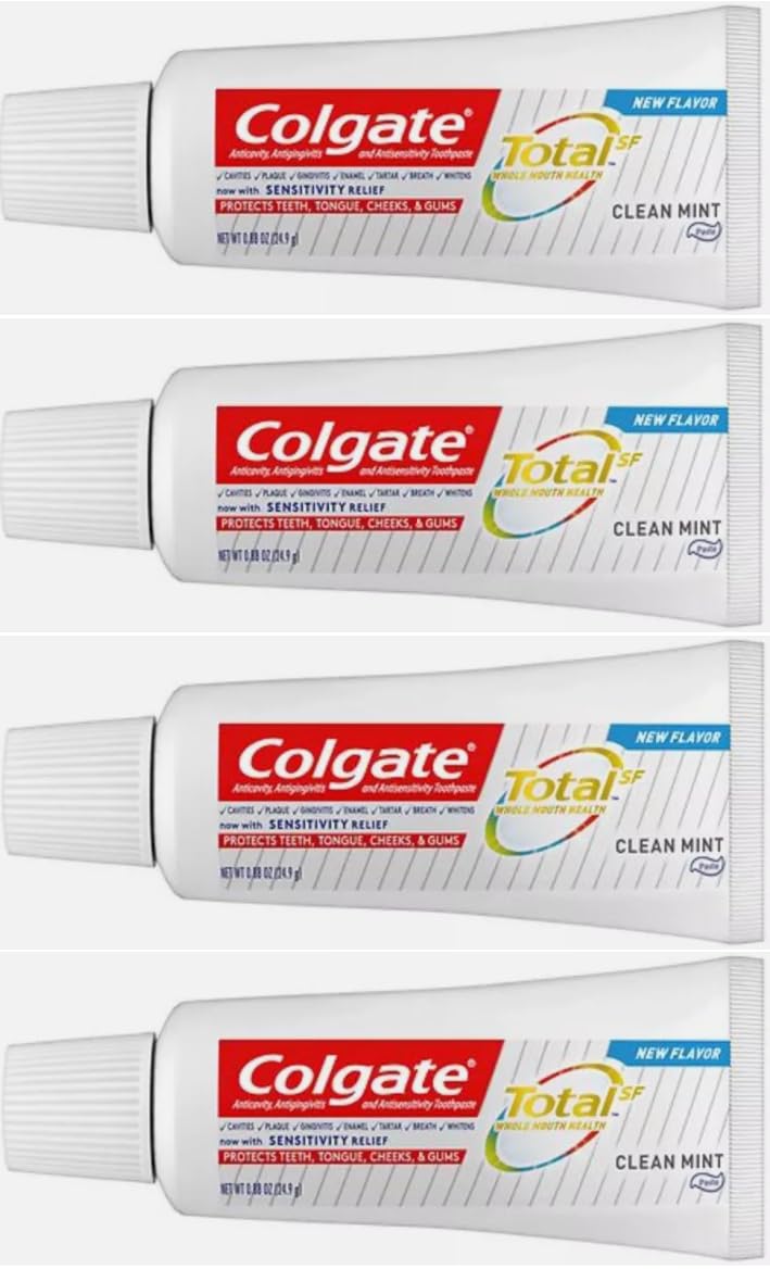 Colgate Total Clean Mint - frais-respiration : respiration fraîche durable après chaque brossage.