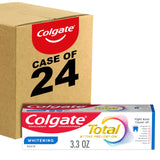 Colgate Total blanchiment en tube pour un sourire plus lumineux.