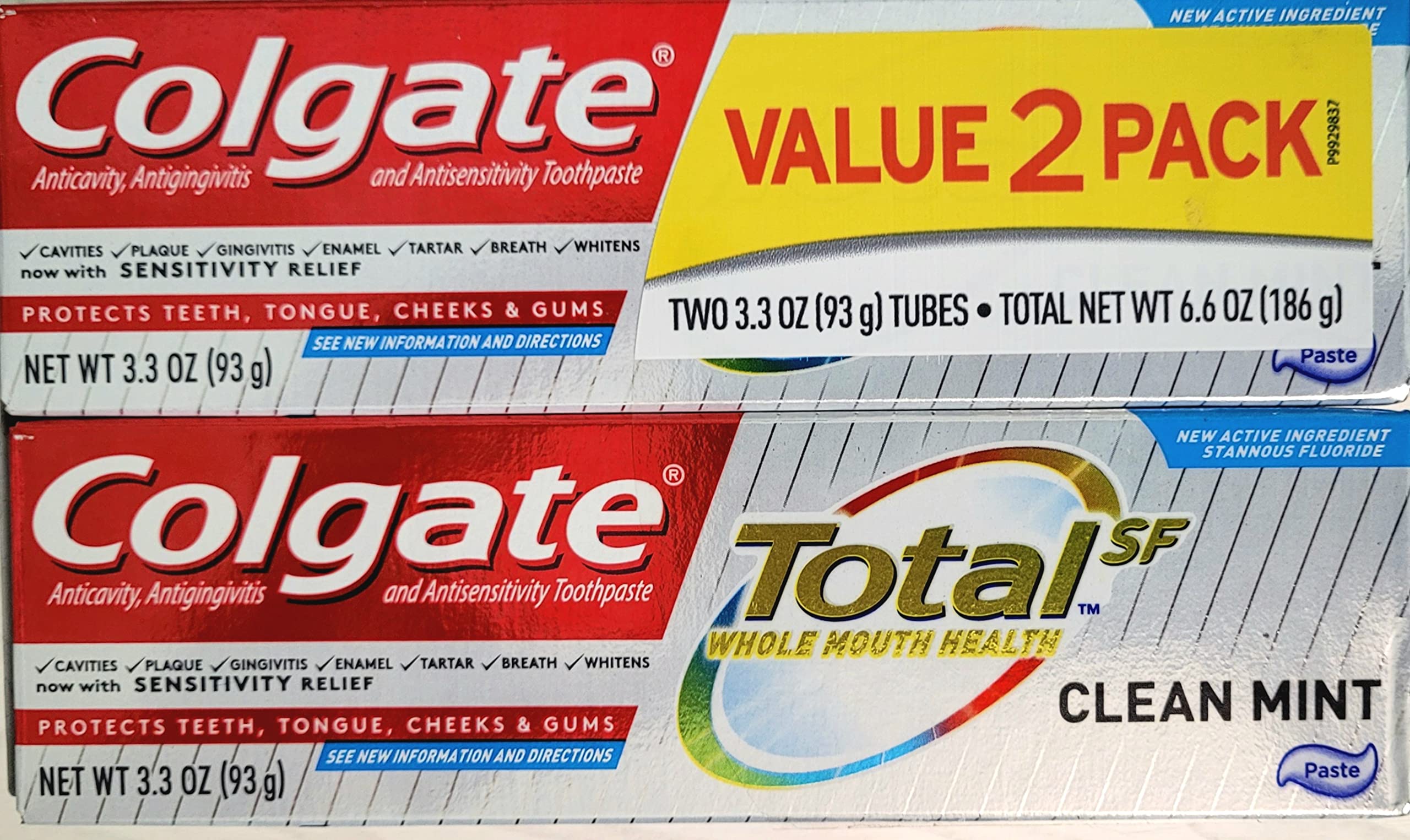 Colgate Total menthe - tube dentifrice frais et efficace au quotidien