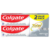 Colgate Total dentifrice tube – sensation de propreté efficace et fraîcheur.