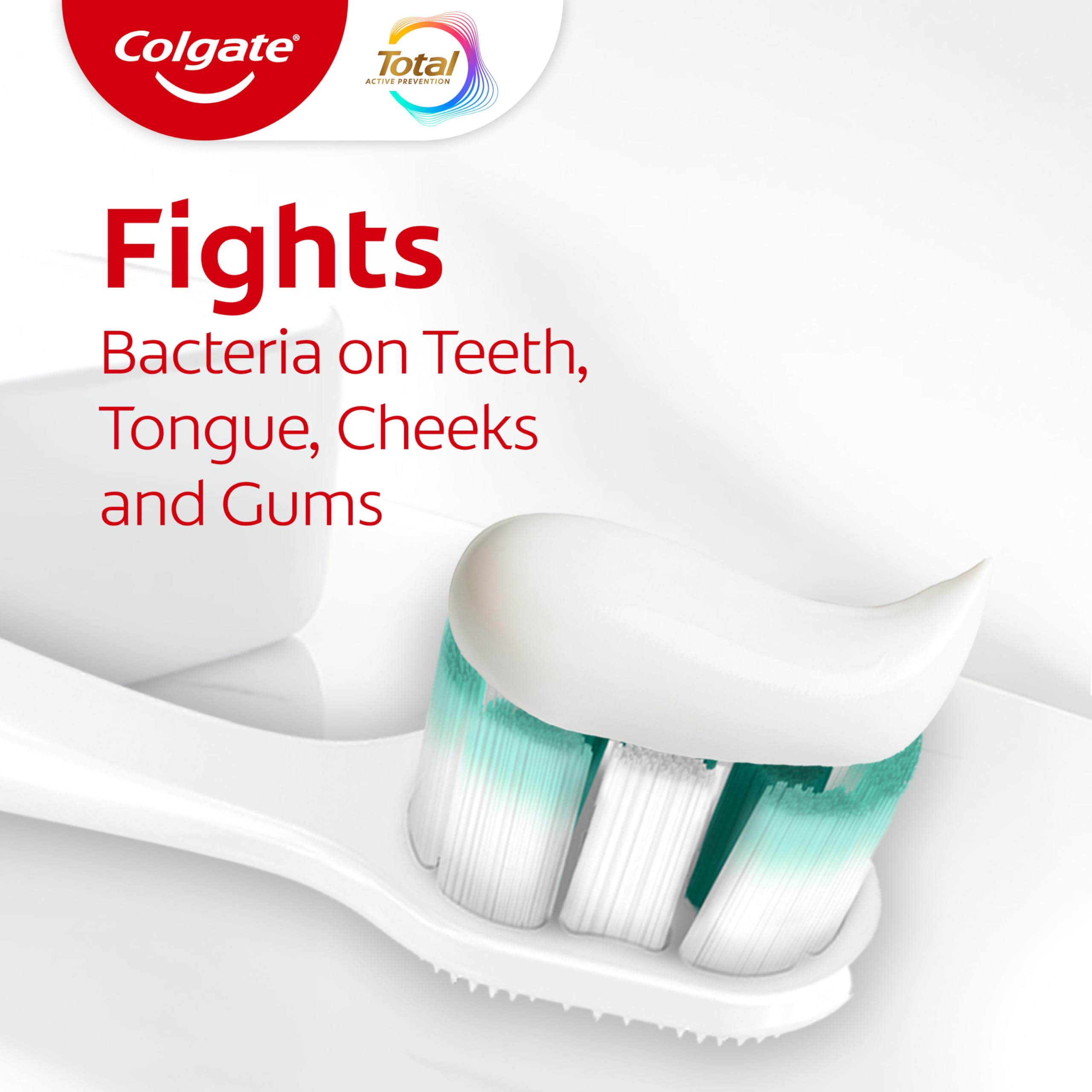 Colgate Total fluorure, dentifrice pour protection contre les caries.