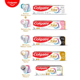 Colgate Total frais menthe pour adultes, haleine durable après le brossage.