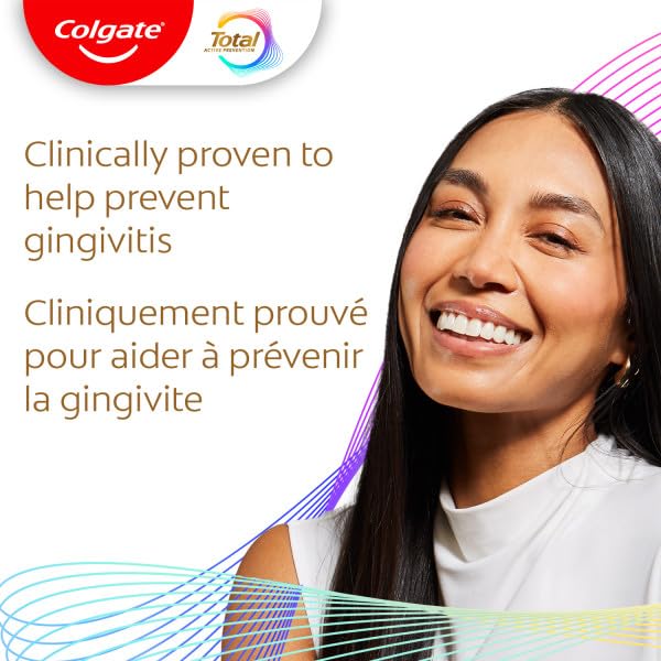 Colgate Total Pro-Shield revers de l'emballage démontrant le produit