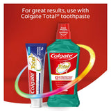 Colgate Total Pro-Shield goût menthe, sensation de fraîcheur prolongée.
