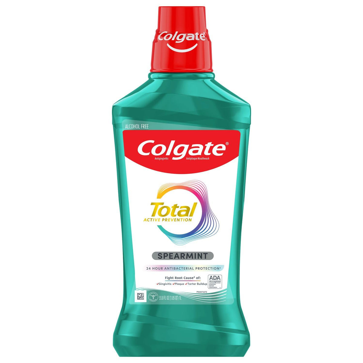 Colgate Total Pro-Shield Bouteille Menthe Poivrée, fraîcheur durable après brossage