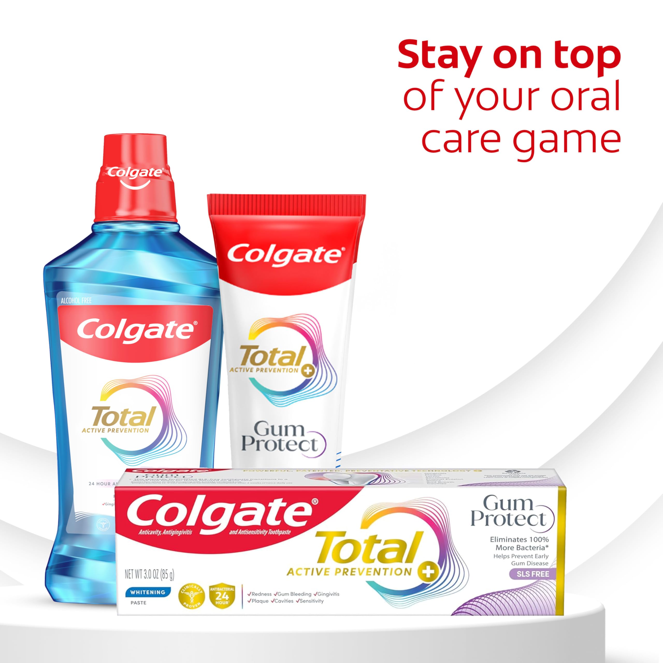 Colgate Total sans gluten, option adaptée pour votre routine.