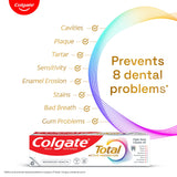 Colgate Total sante-bouche complète, protection et fraîcheur au quotidien.