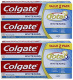 Colgate Total Blanchiment Dentifrice emballage 4 tubes pour toute la famille
