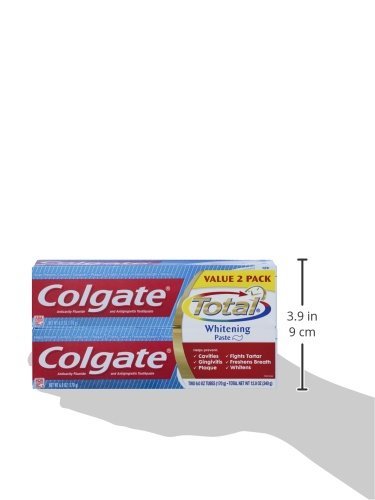 Colgate Total Blanchiment Dentifrice sourire lumineux après brossage