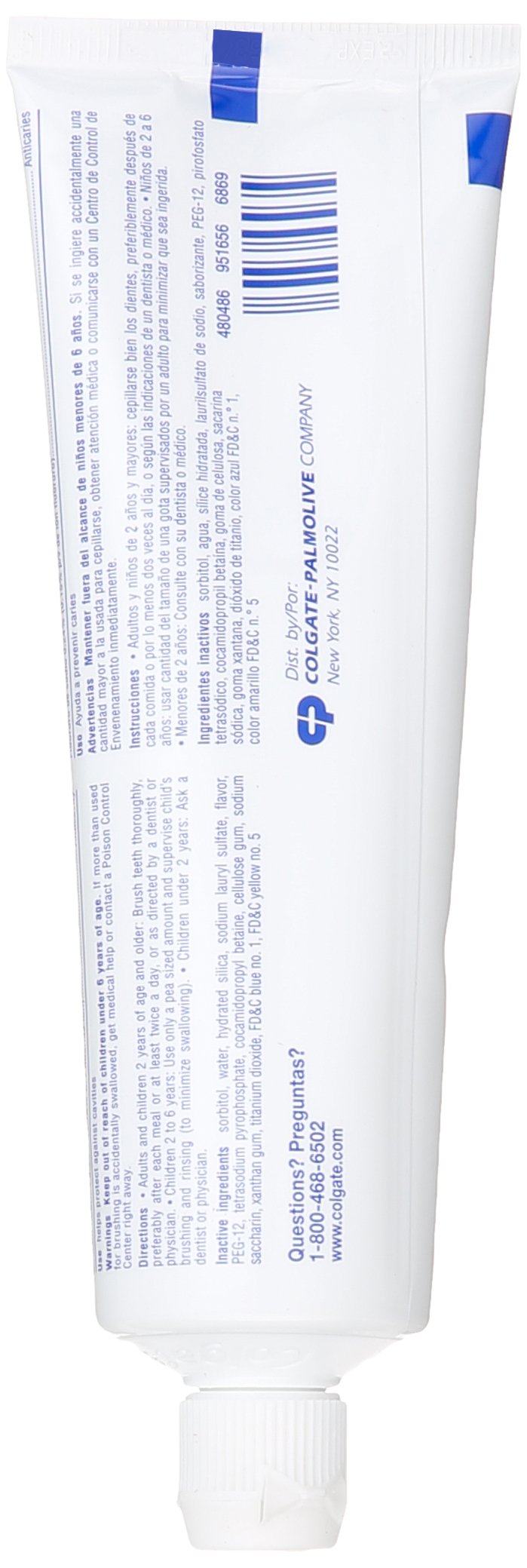 Colgate Triple Action Dentifrice Menthe mousse légère prête à brosser