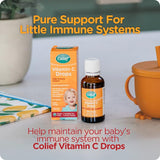 Colief gouttes vitamine C – gouttes ajoutées dans le lait.
