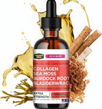 Collagen Mojo bouteille avec pipette, pratique pour une prise quotidienne.
