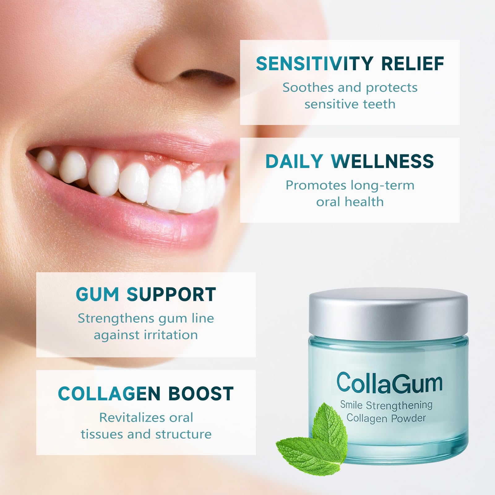 Collagum Smile format portable, idéal en voyage
