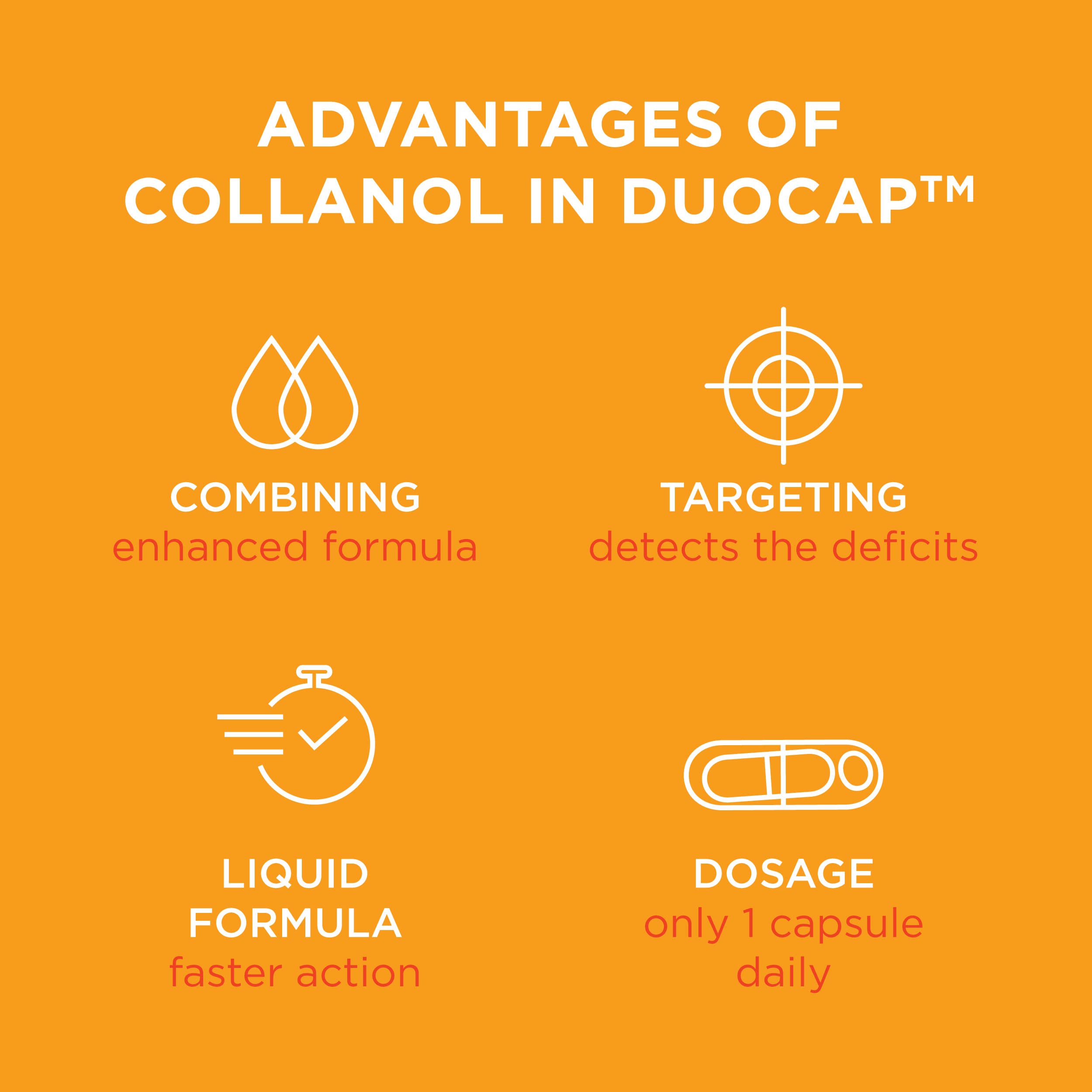 Collanol sans lactose, convient aux régimes sans lactose.