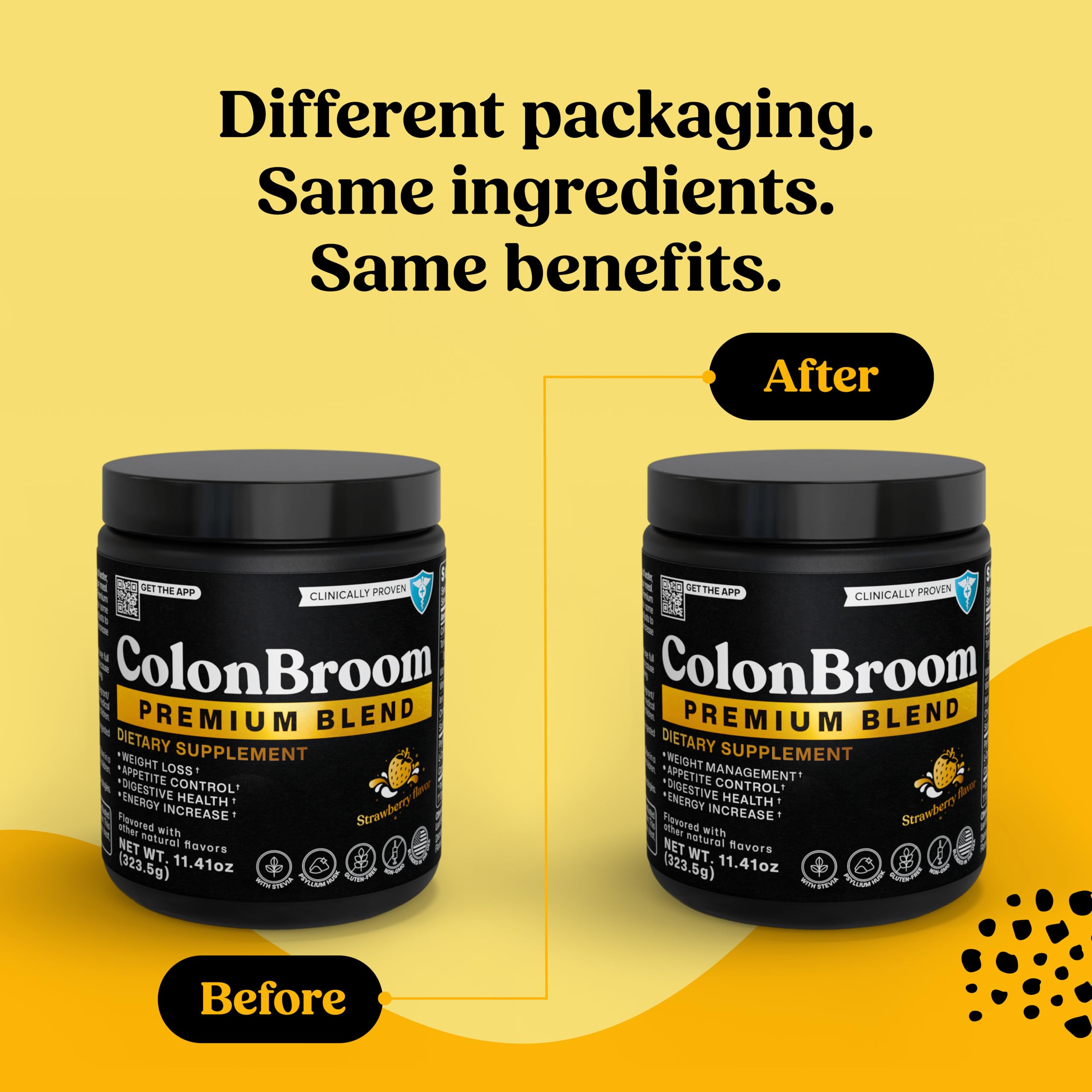 ColonBroom – boisson fraise prête, goût agréable et énergie légère pour commencer la journée.